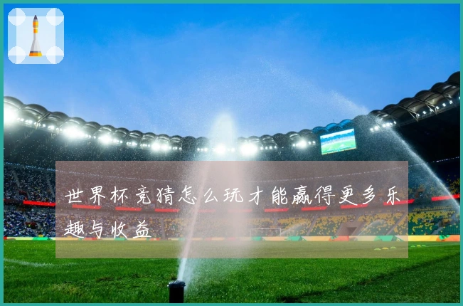 世界杯竞猜怎么玩才能赢得更多乐趣与收益